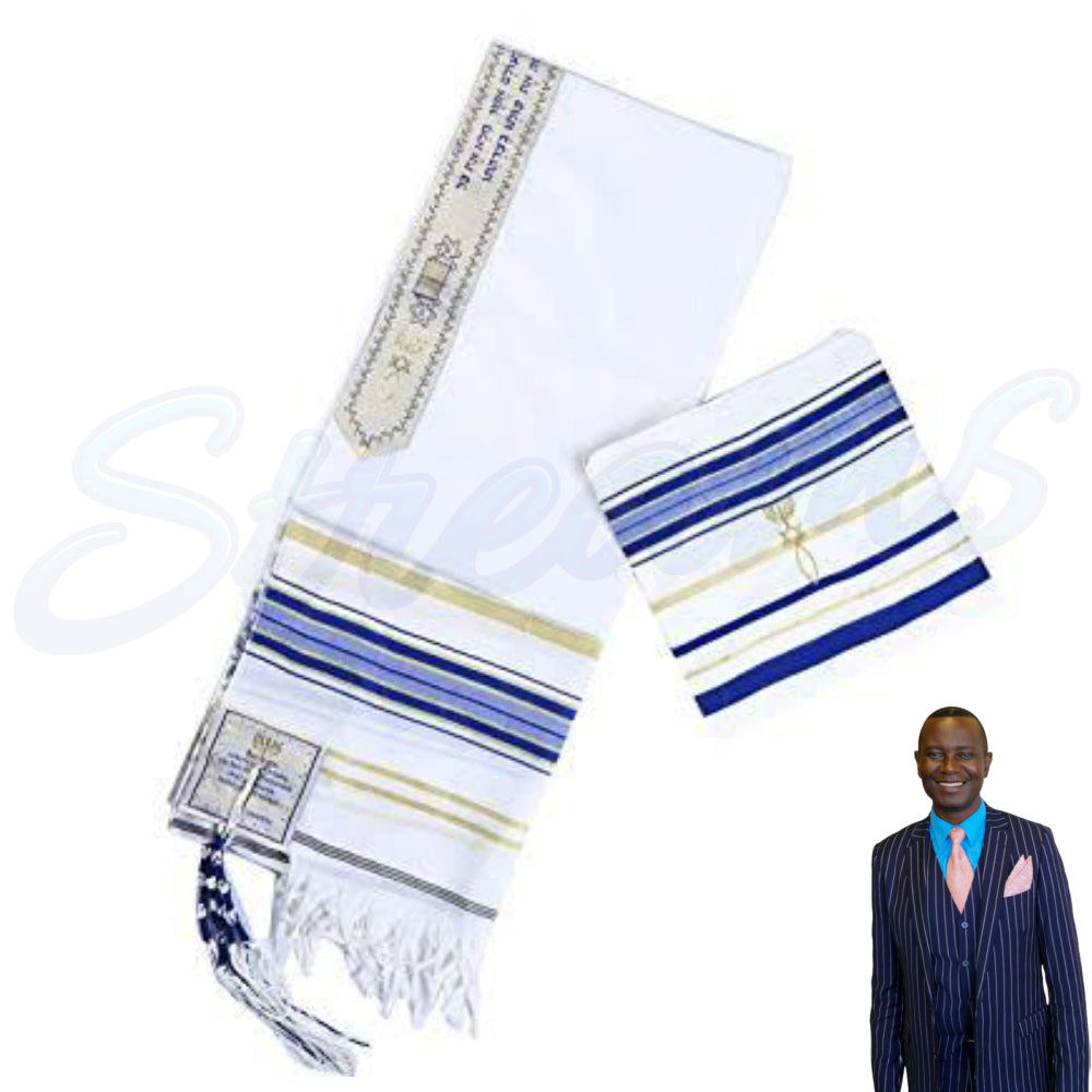 New Covenant Prayer Shawl, English / Hebrew & Bag (Israel) Holy Land ( –  Prophet Gerald Nyasulu PhD
